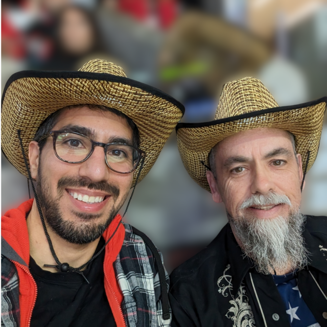 Michael, a Matching Program friend, and his Ally, Mike at an Ottawa Senators Game